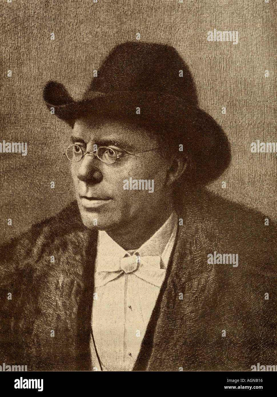 Jonas Lauritz Idemil Lie, 1833 - 1908. Norwegischer Schriftsteller, Dichter und Dramatiker. Stockfoto