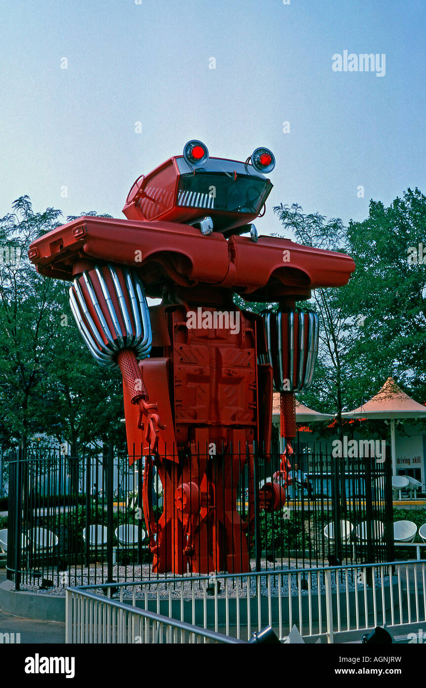 "Riesige Zookeeper" im Autofare Zoo Chrysler New Yorker Weltausstellung 1964-1965 Stockfoto