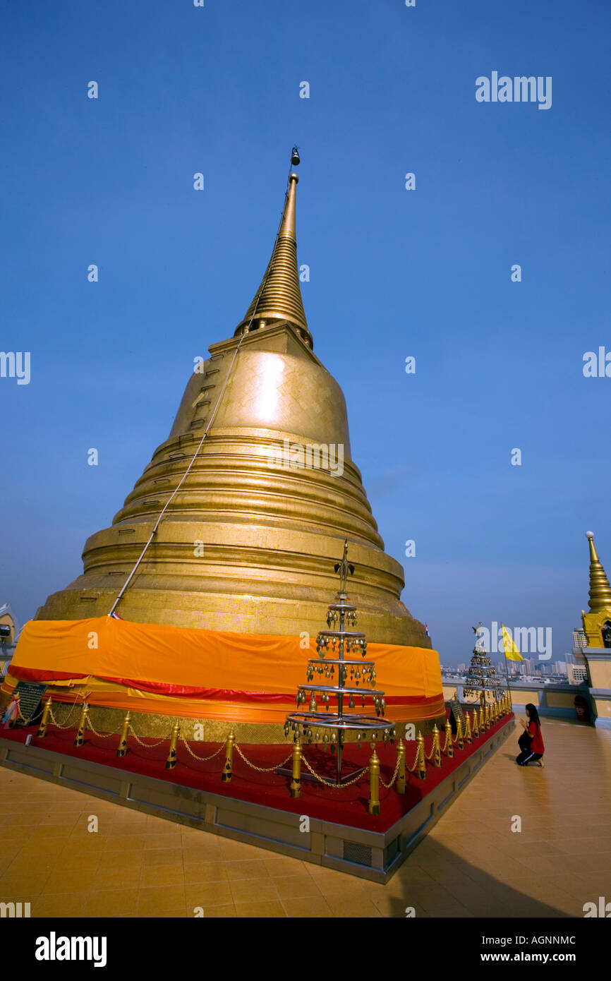 Golden Mount Bangkok Thailand Stockfoto