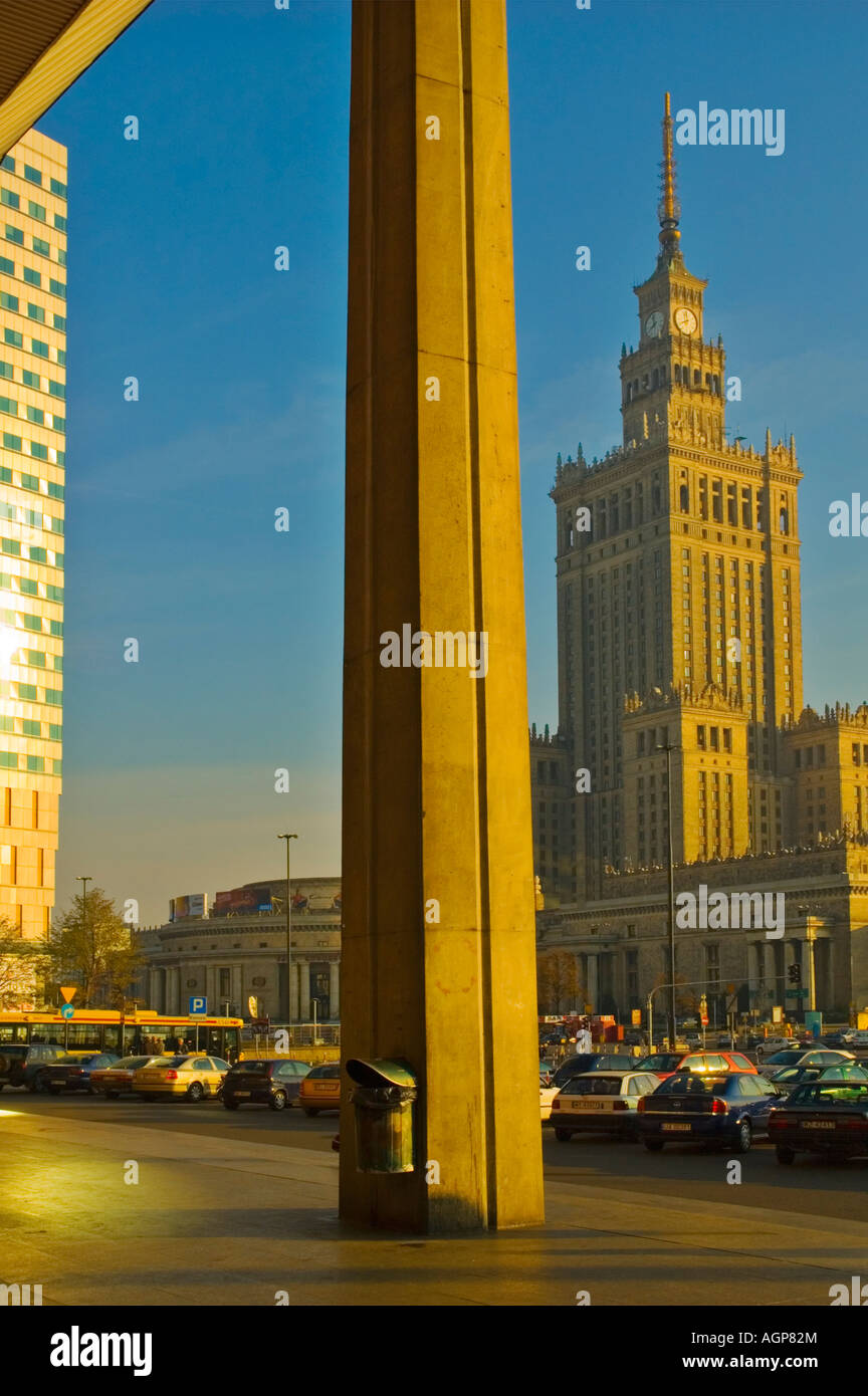 Palast der Wissenschaft und Kultur, Warschau, Zentralpolen Stockfoto