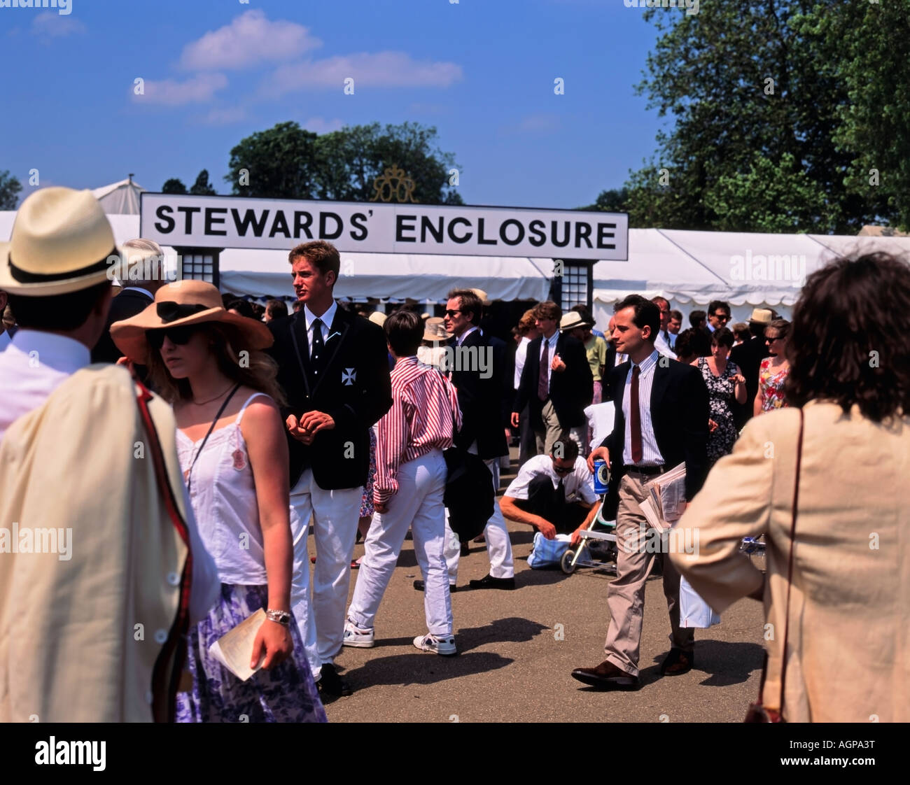 Henley Regatta Henley-On-Thames Oxfordshire Großbritannien Stockfoto