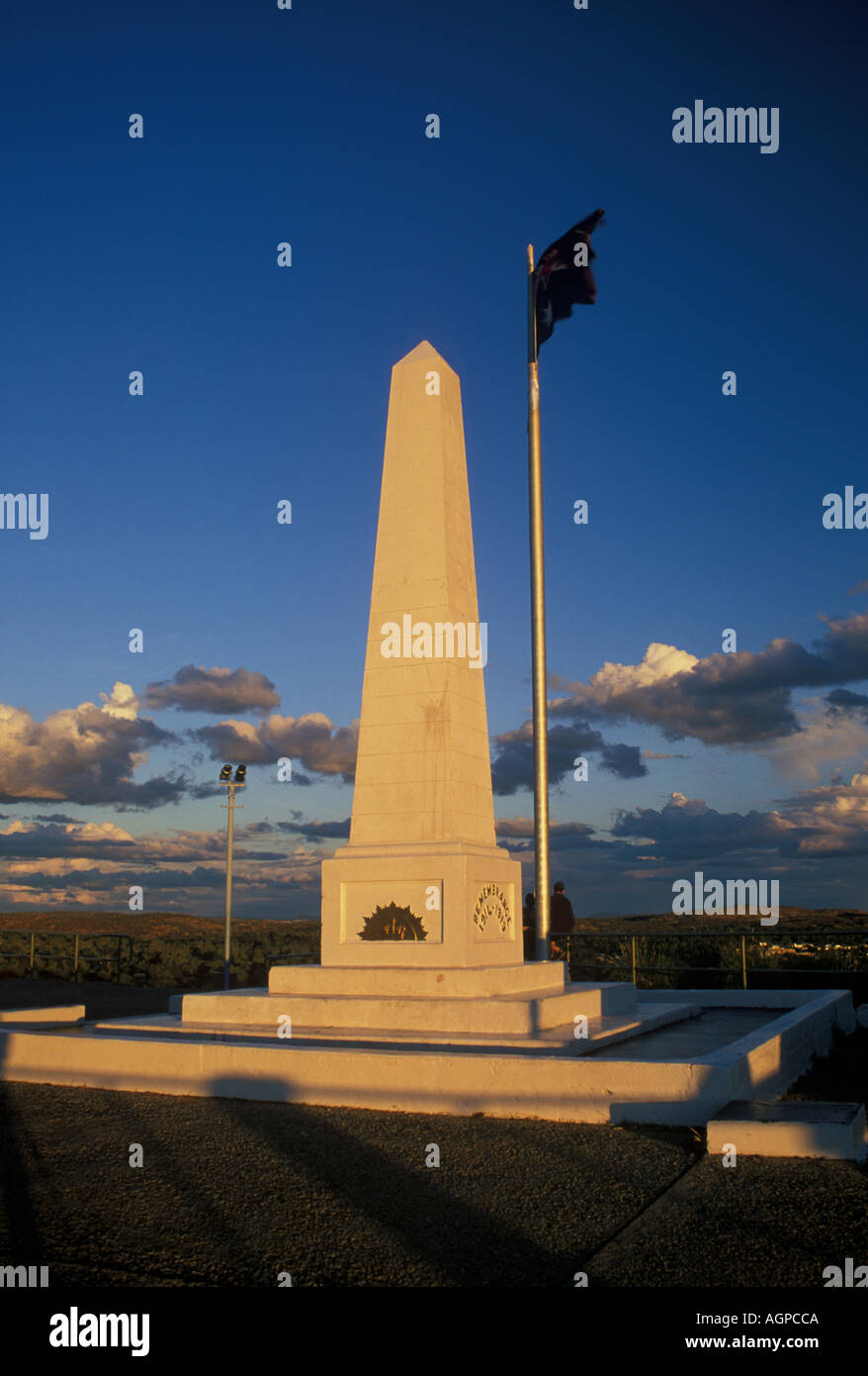 Australien-Northern Territory Alice Springs Anzac Hill-Kriegerdenkmal Stockfoto