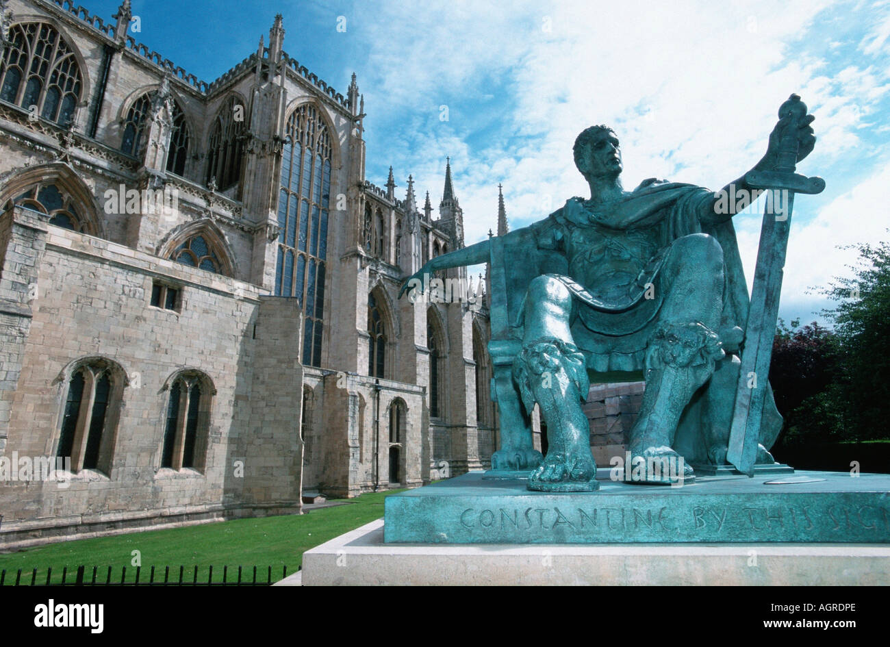 Kathedrale von York / Münster Stockfoto