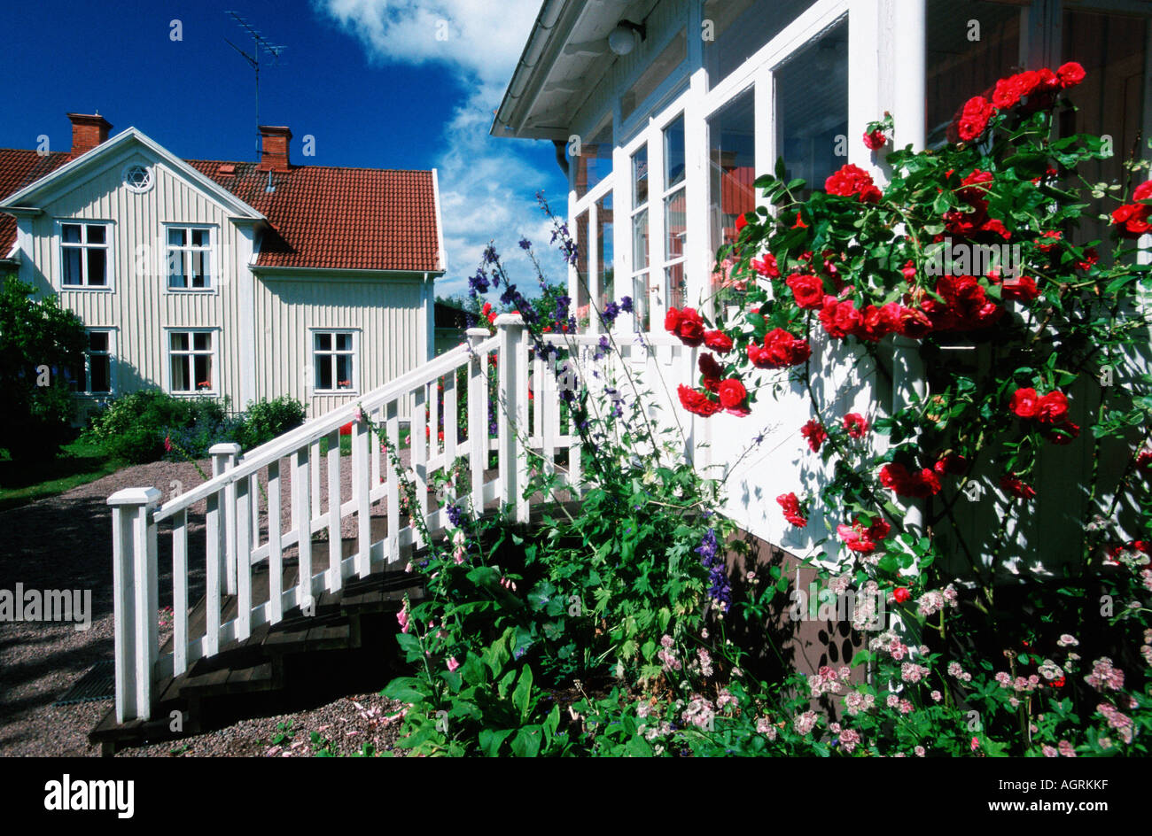 Geburtshaus von Astrid Lindgren Stockfoto