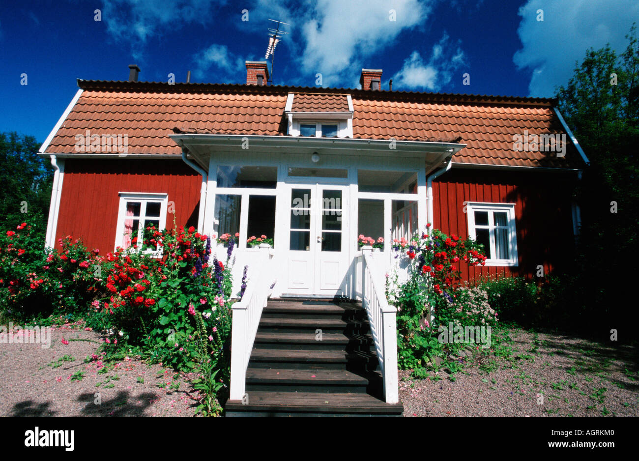 Geburtshaus von Astrid Lindgren Stockfoto