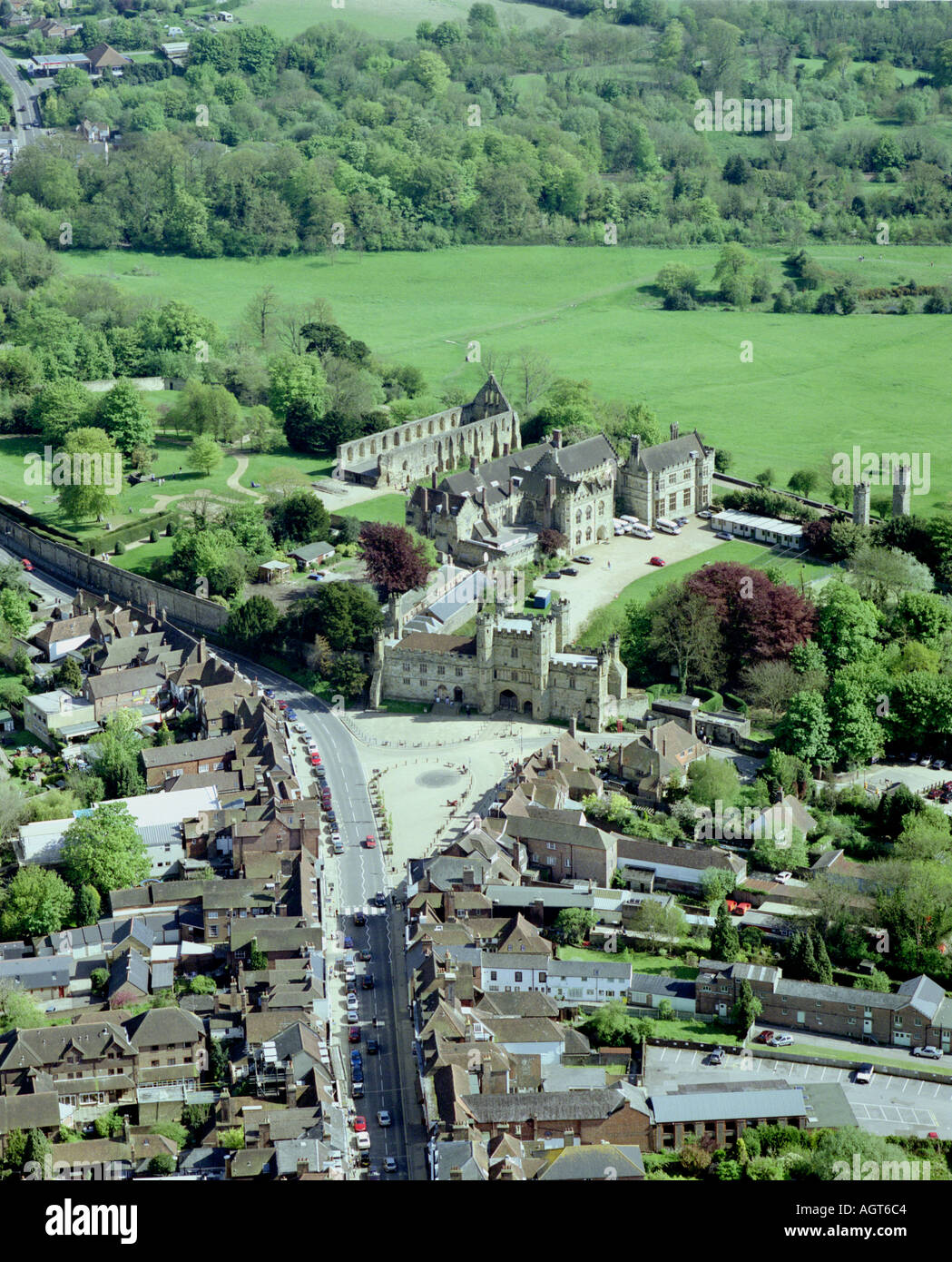 Battle Abbey Kent Stockfoto