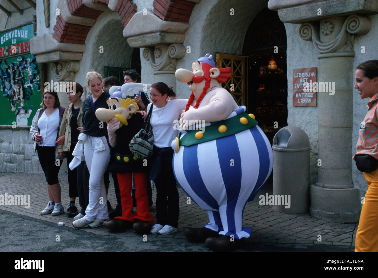 Asterix-Park / Parc Asterix Stockfoto