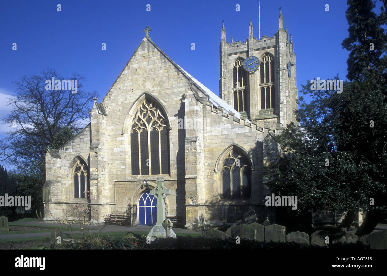 Der Kirche St Mary s Cottingham East Yorkshire Stockfoto