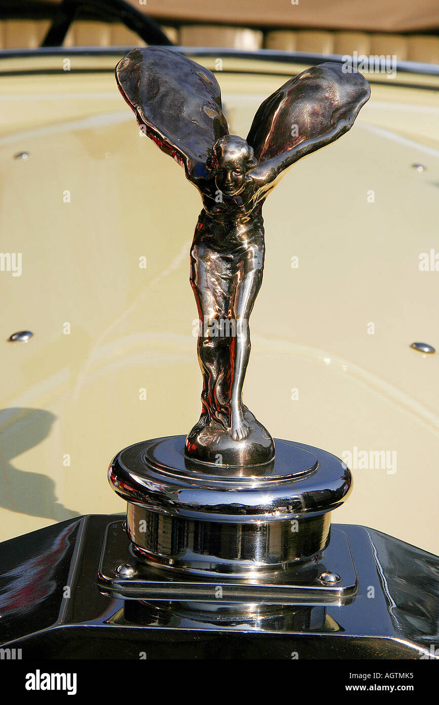 SSK79643 Oldtimer-Emblem von 1937 Rolls-Royce Stockfoto