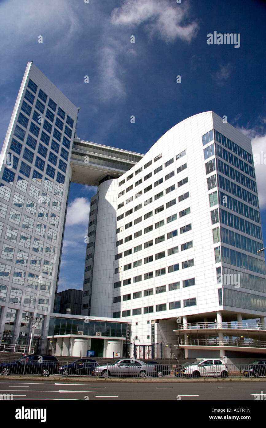 Das Gebäude der internationalen Strafgerichtshof in den Haag in der Provinz Süd-Holland Niederlande Stockfoto