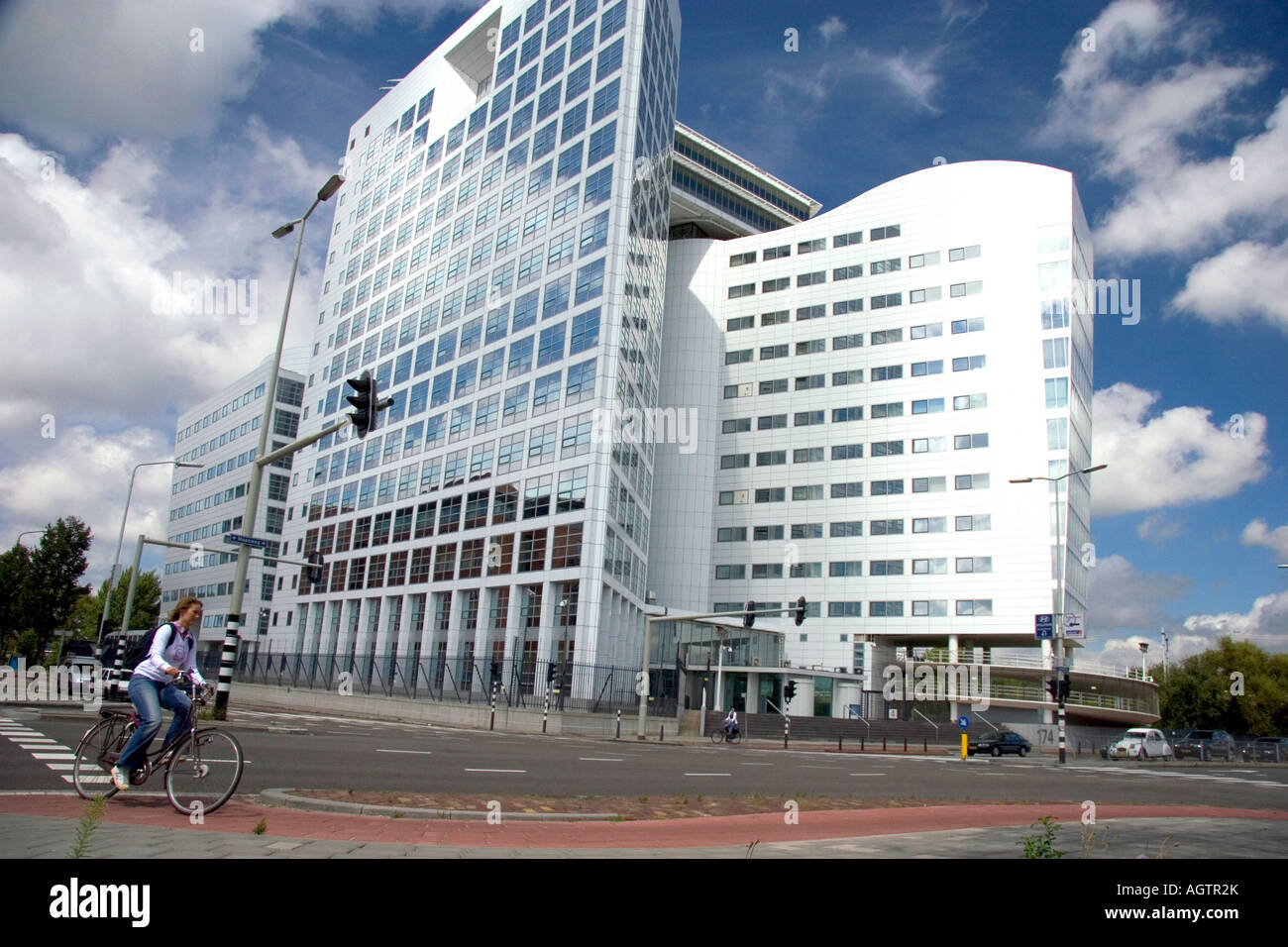Das Gebäude der internationalen Strafgerichtshof in den Haag in der Provinz Süd-Holland Niederlande Stockfoto