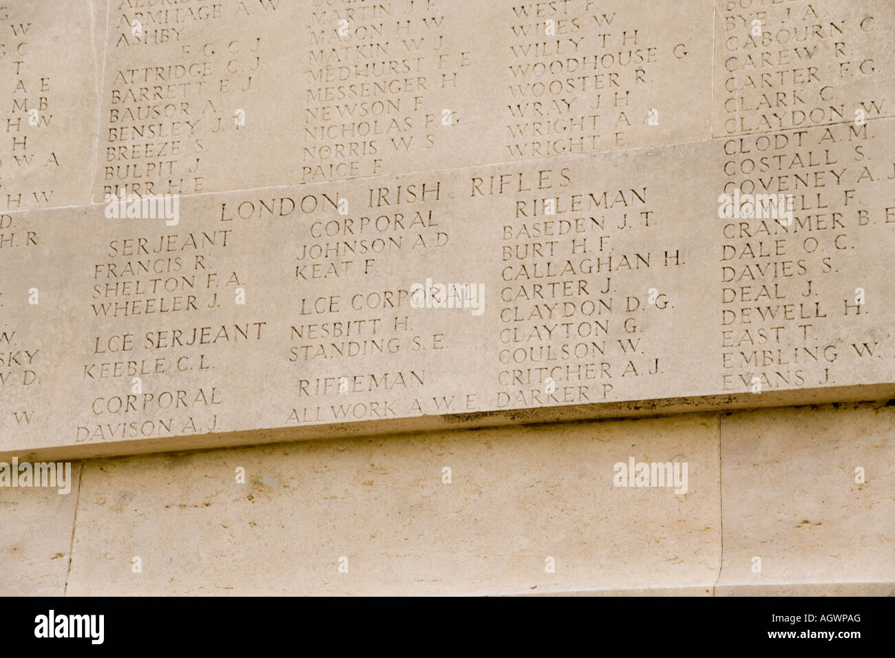 Die Thiepval-Denkmal zum Gedenken an die anglo-französischen Offensive von 1916 an der Somme, Picardie, Frankreich Stockfoto