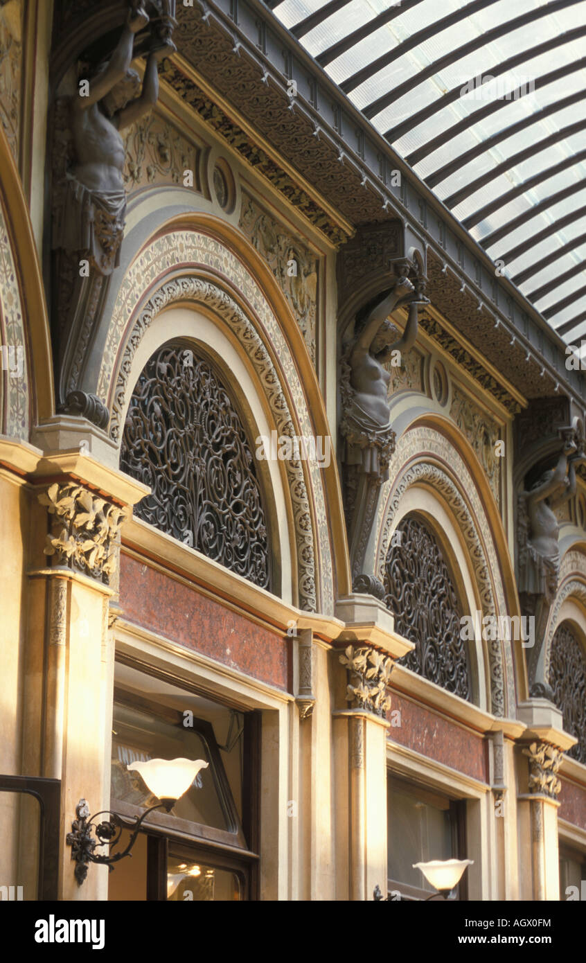 Detail der Freyung Passage im Palais Ferstel Building in Freyung Bezirk in Wien Stockfoto