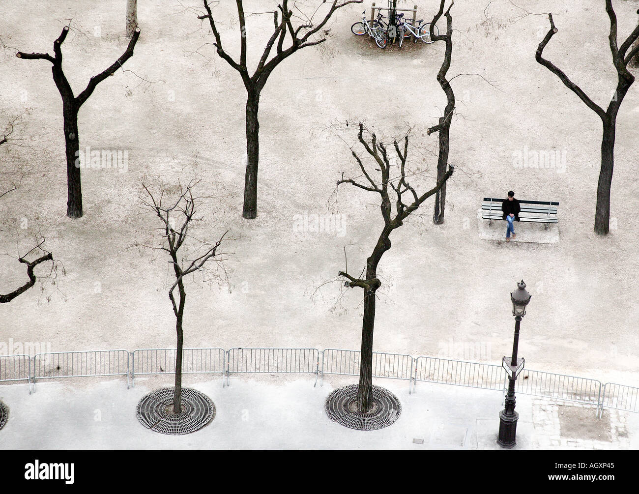 Paris. Entnommen aus dem Arc de Triomphe. Stockfoto
