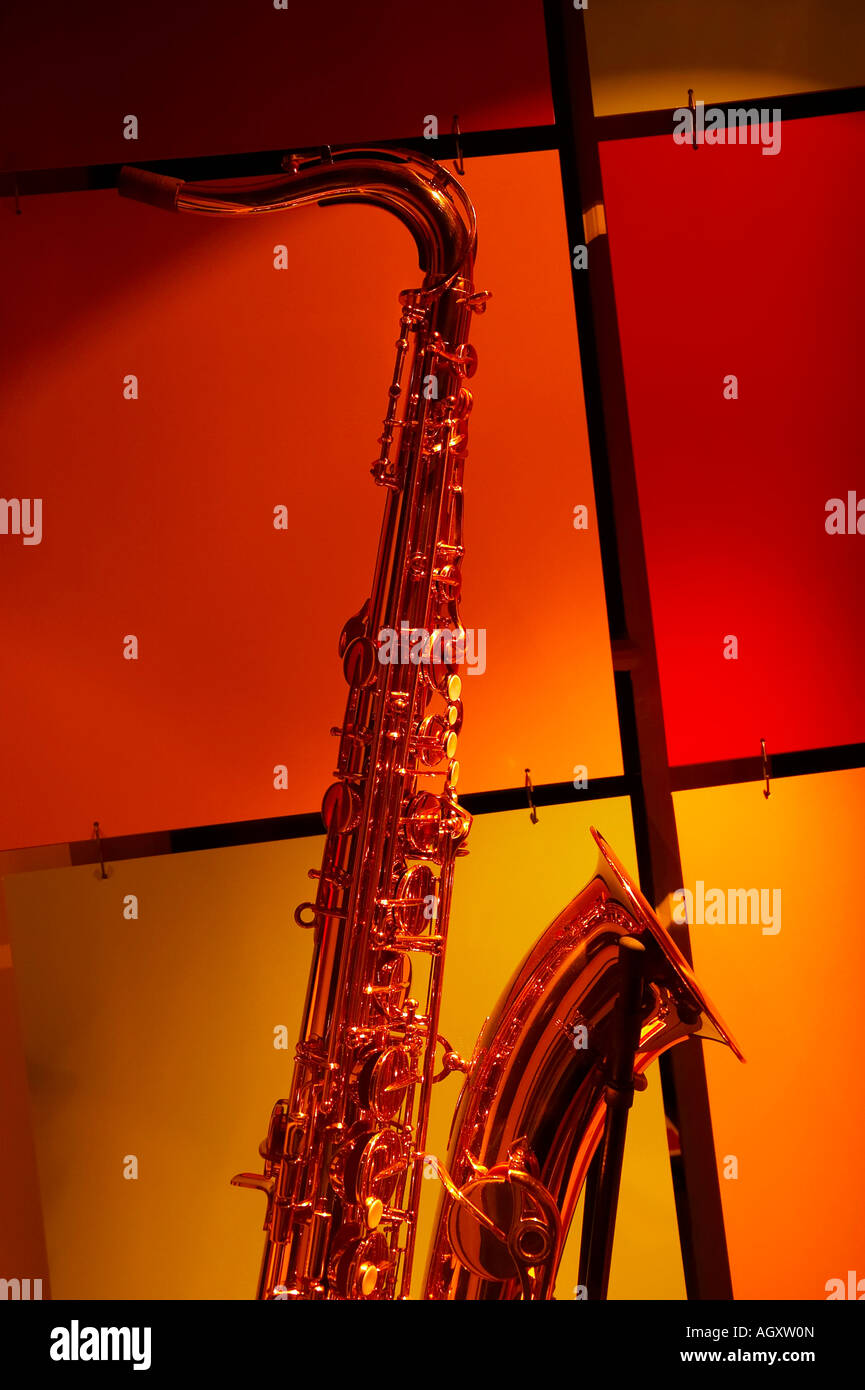 Saxophon Stockfoto