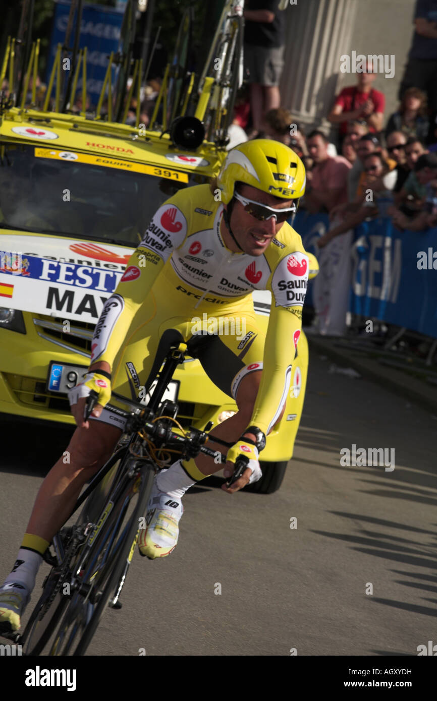 IBAN Mayo Saunier Duval Tour de France Zeit Erprobungsphase London 2007 positiv auf EPO TDF 2010 Stockfoto