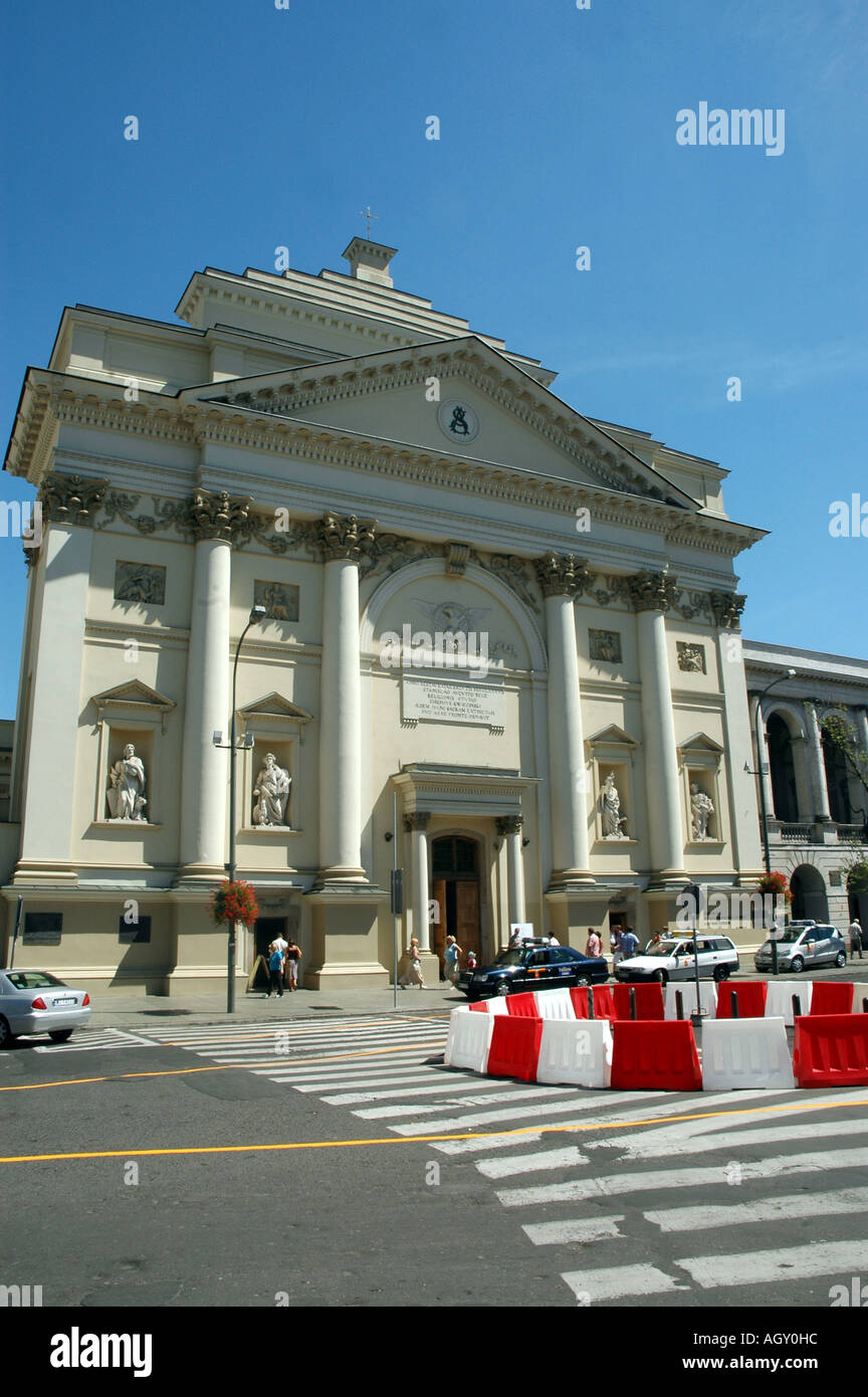 St. Anna-Kirche in Warschau Stockfoto