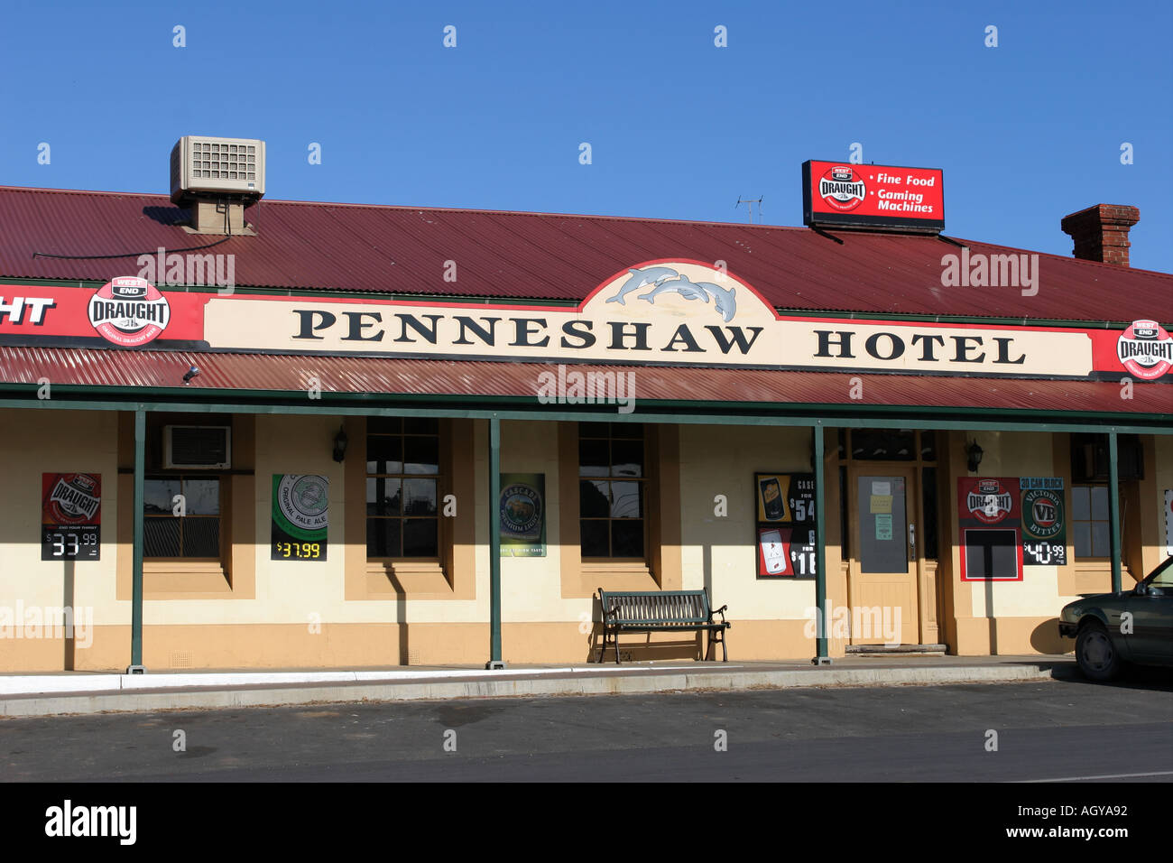 Penneshaw Hotel Kangaroo Island Australien Stockfoto