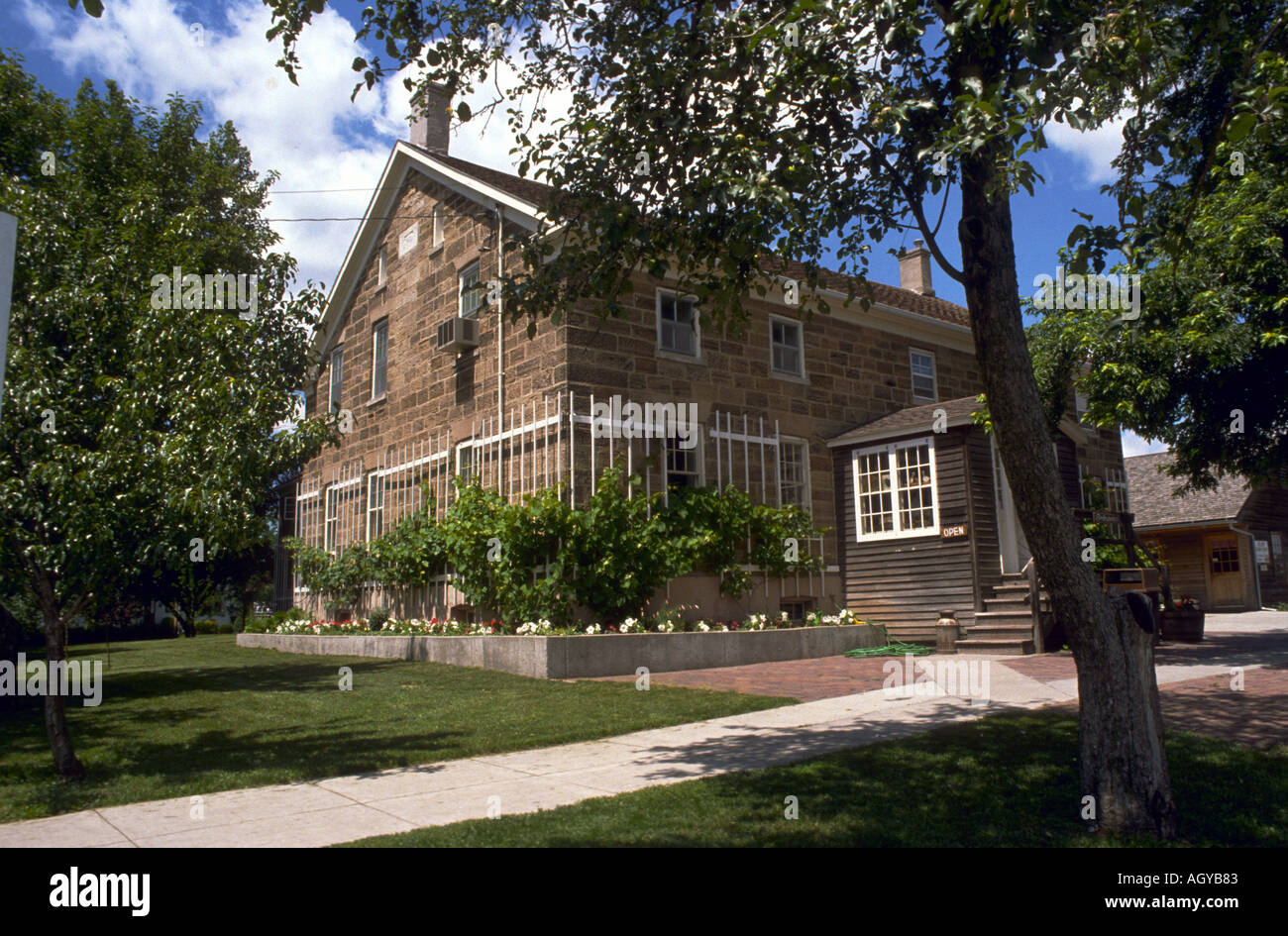 Amana Kolonien Iowa A typischen Wohnhaus Stockfoto