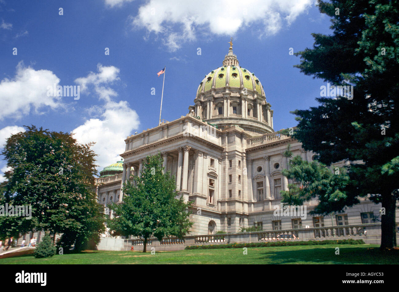 Harrisburg Pennsylvania State Capitol Building Stockfoto