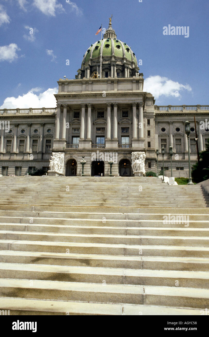 Harrisburg Pennsylvania State Capitol Building Stockfoto