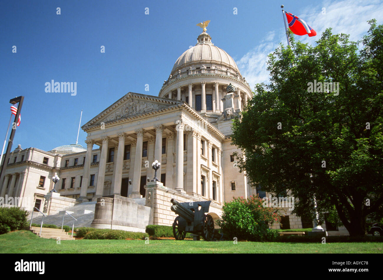 Jackson Mississippi State Capitol Building Stockfoto