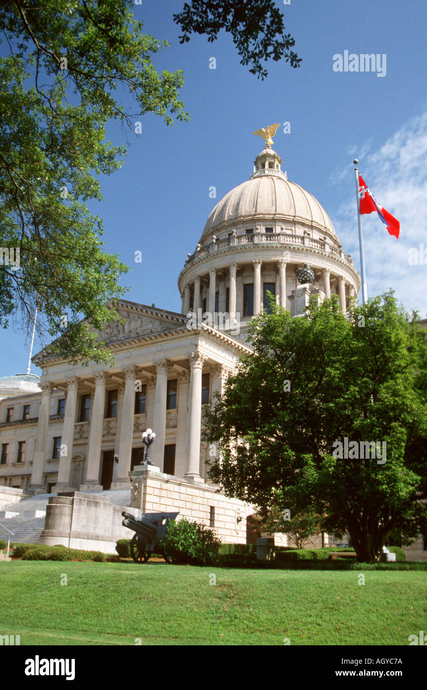 Jackson Mississippi State Capitol Building Stockfoto