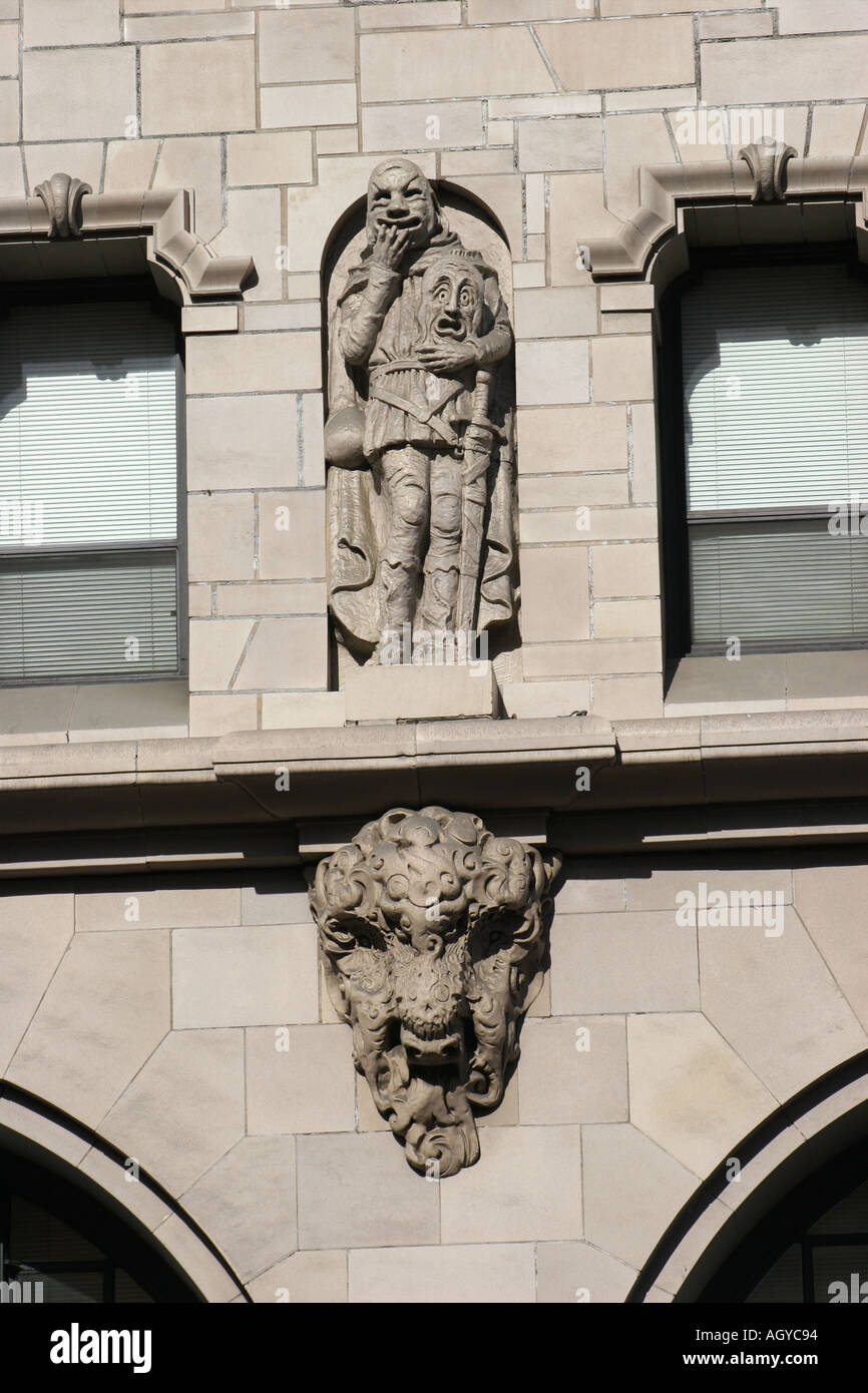 Architektonisches Detail Broadway Downtown Los Angeles Kalifornien USA Stockfoto