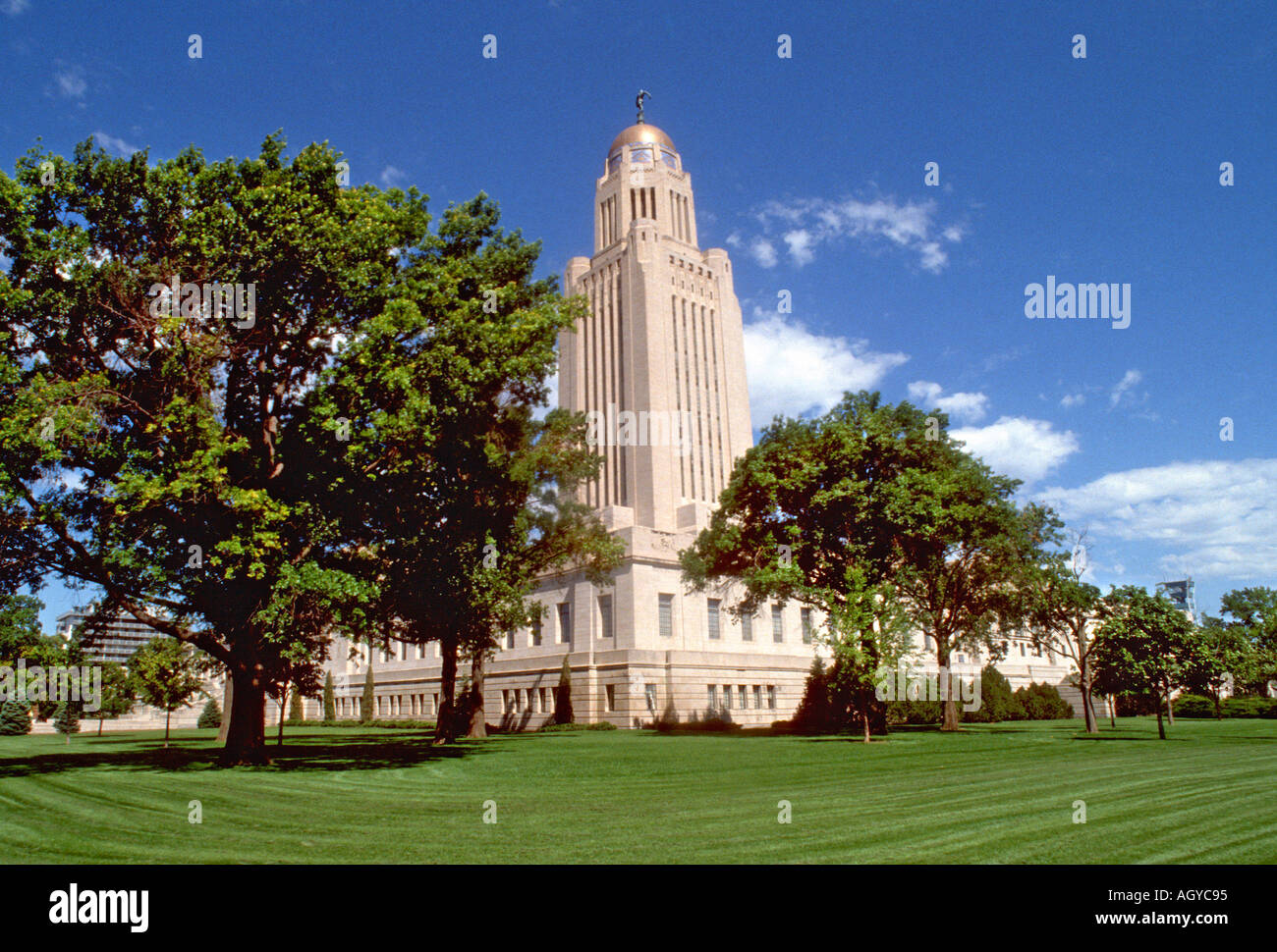 Lincoln Nebraska State Capitol Building Stockfoto