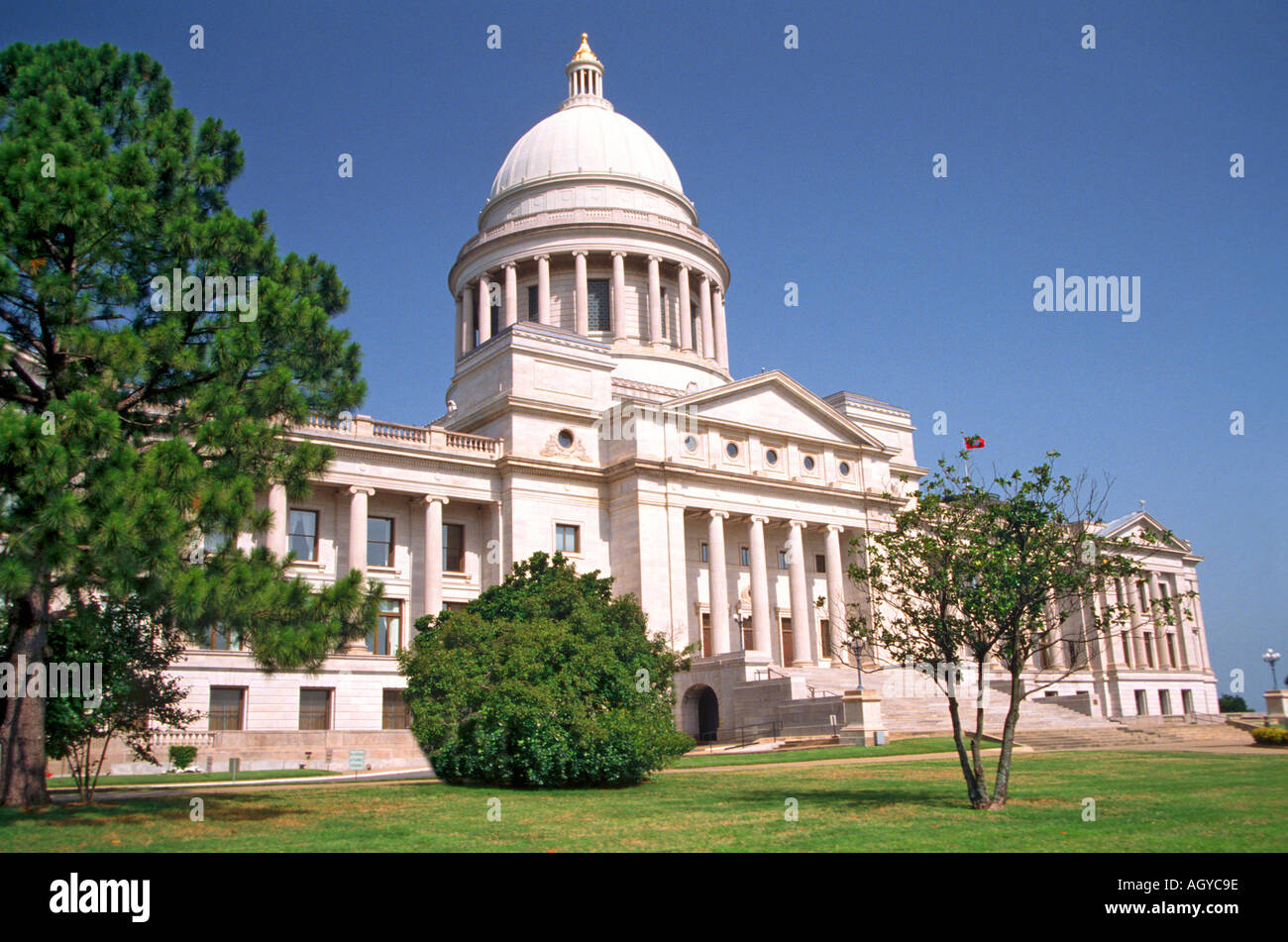 Little Rock Arkansas State Capitol Building Stockfoto