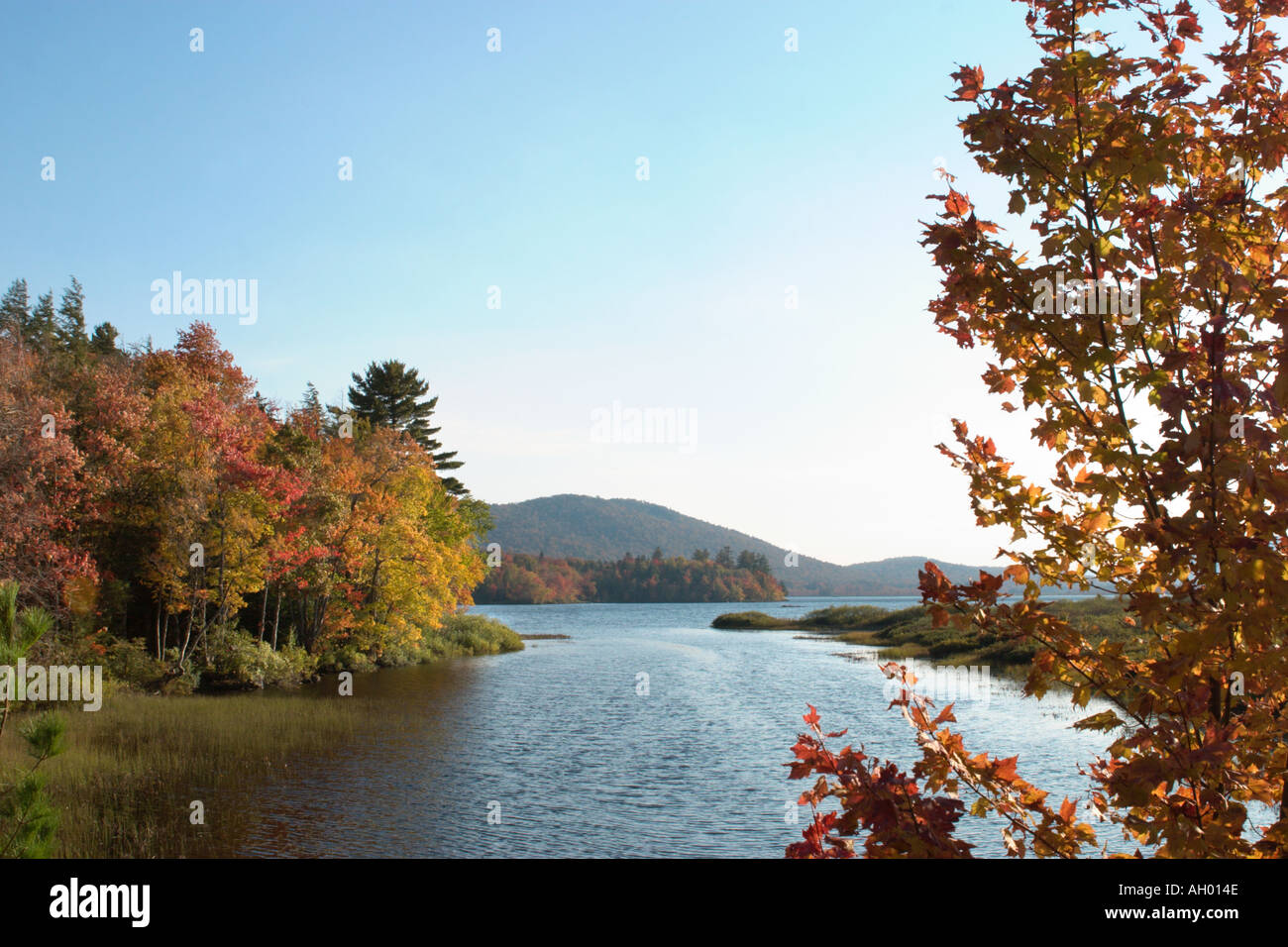 Adirondacks. Fall Foliage, Adirondack Mountains, New York State, USA Stockfoto