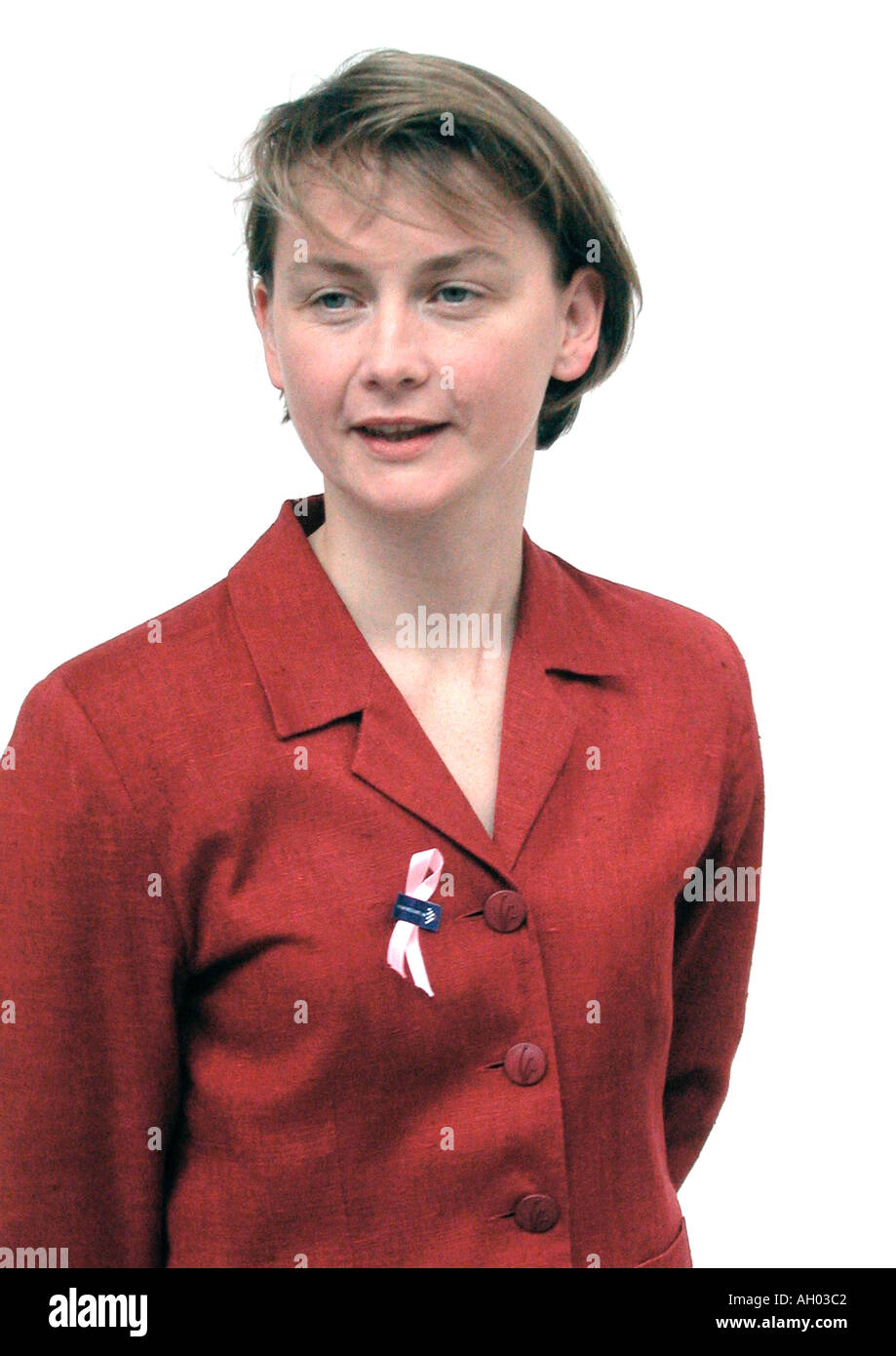 Yvette Cooper Labour MP für Pontefract und Castleford Portrait Arbeitskonferenz Bournemouth England 2003 Stockfoto