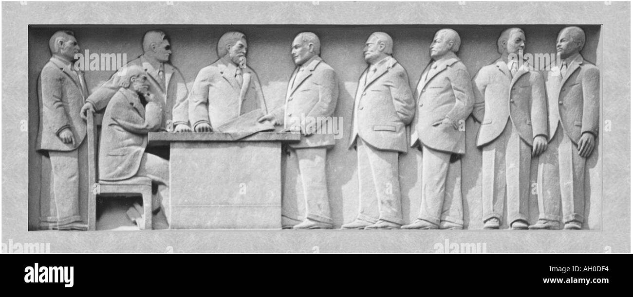 Gründerväter stele Stockfoto