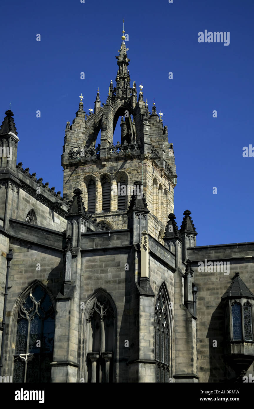 St. Giles Kathedrale, High Street, Edinburgh, Schottland, UK, Europa Stockfoto