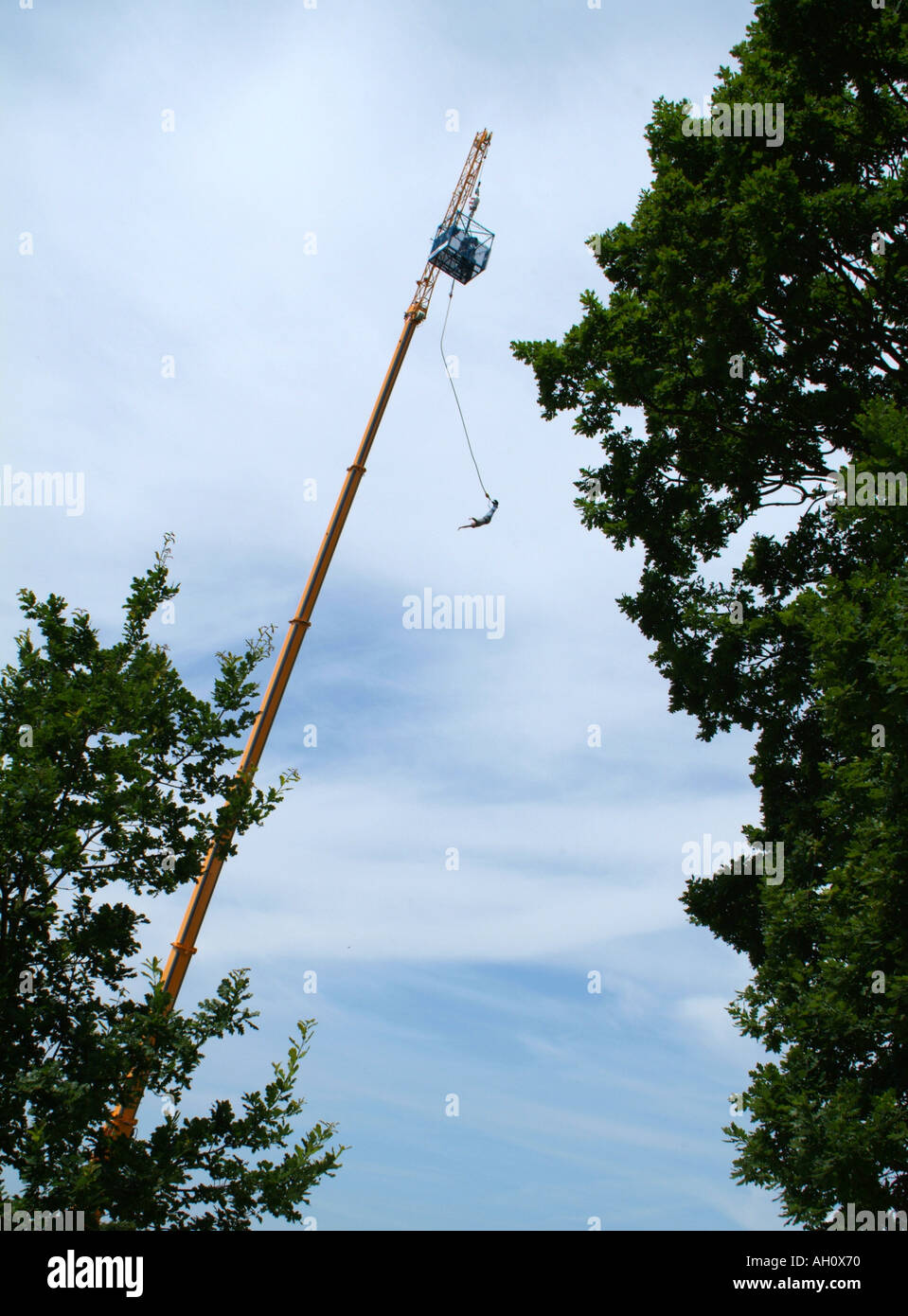 Bungee-jumping Stockfoto