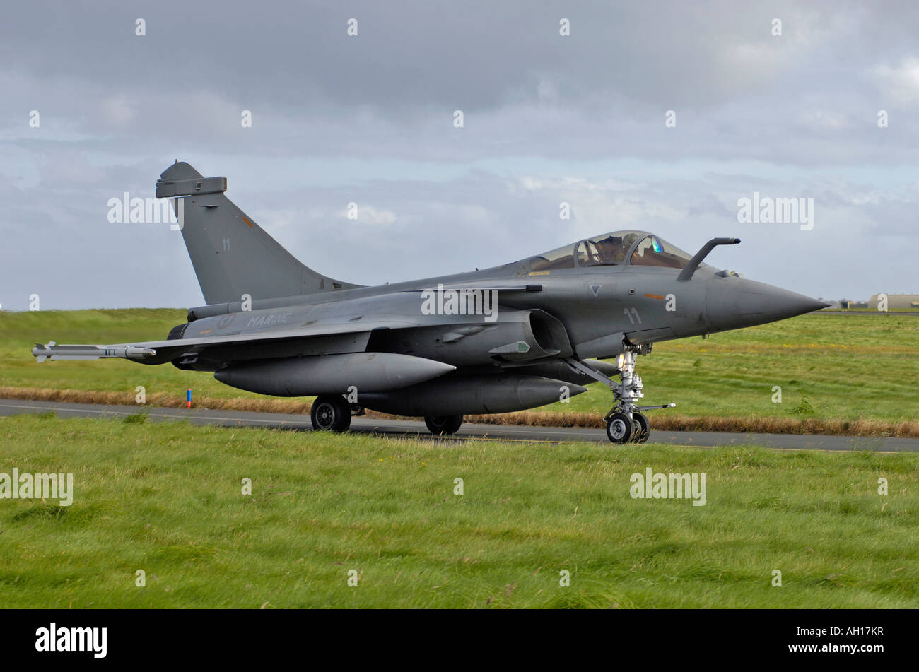 Die Dassault Rafale M (oder "Squall" in englischer Sprache) ist ein französischer zweimotorigen Deltaflügel sehr agile Multi-Role Kampfflugzeug Stockfoto