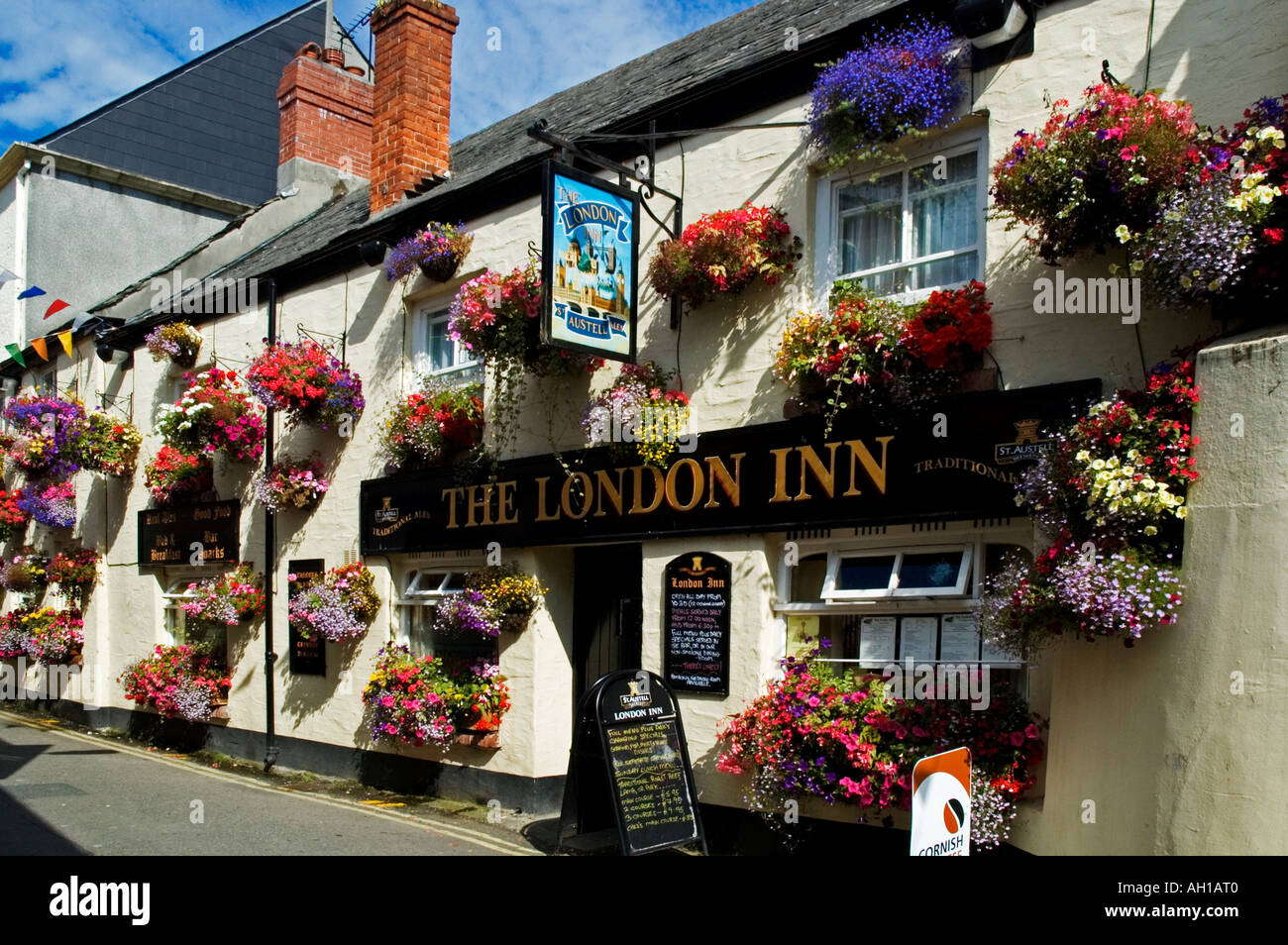 die London Inn Public House in Padstow, Cornwall, england Stockfoto