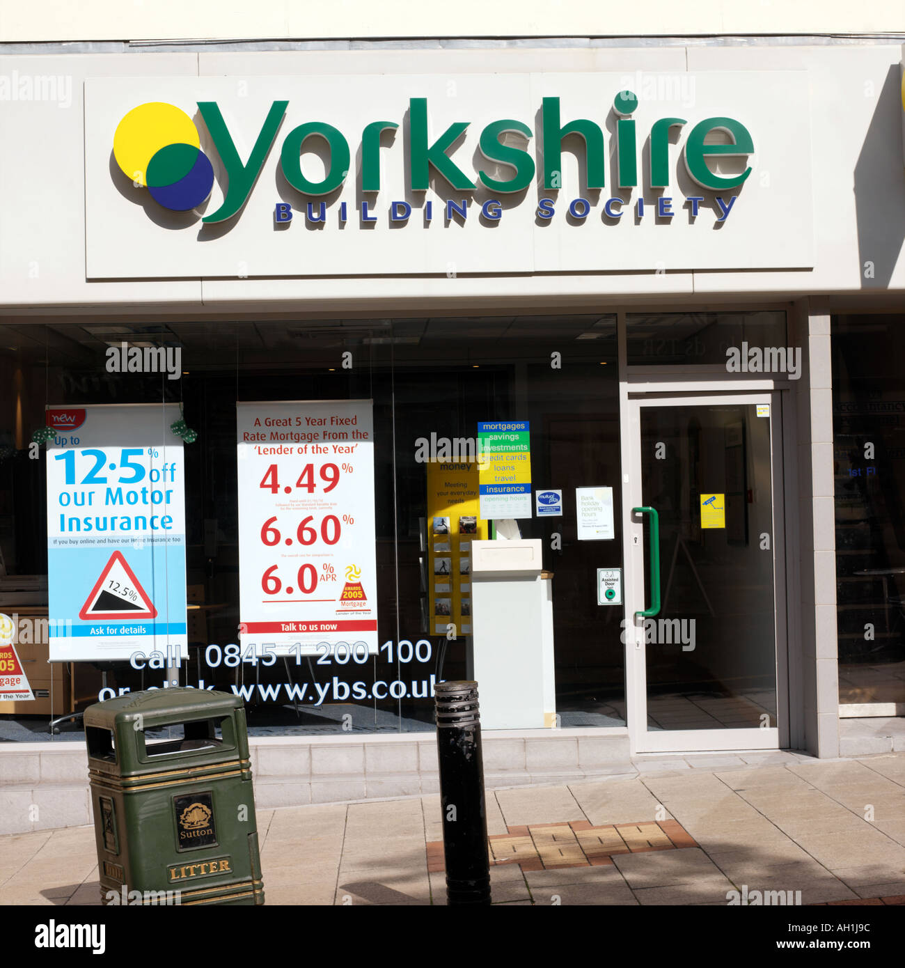 Yorkshire Building Society in Sutton Surrey England Stockfoto