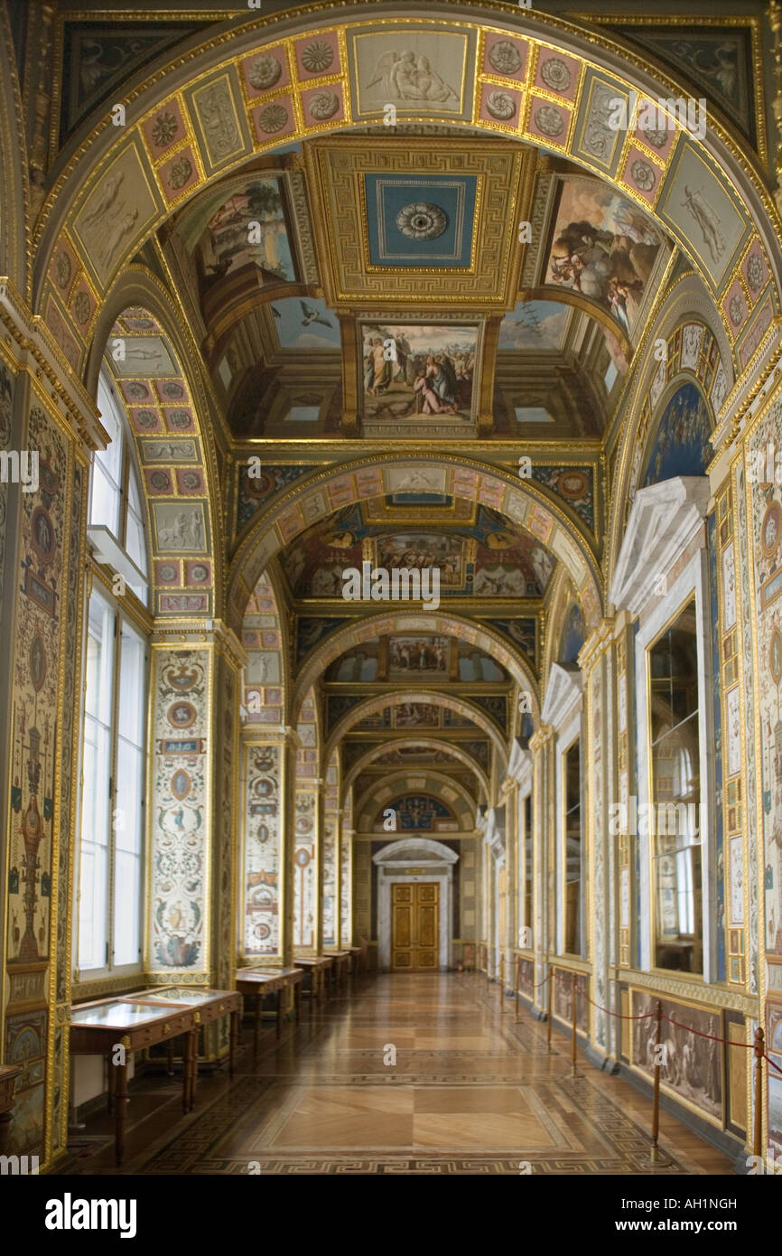 Russland Sankt Petersburg Winterpalast Raphael Loggia Stockfoto