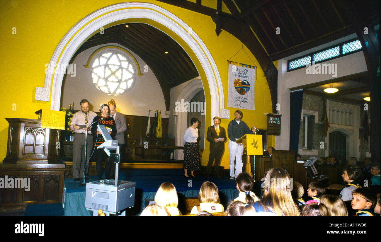 Mitglieder der Epsom England methodistische Kirche ausleben der verlorene Sohn Stockfoto