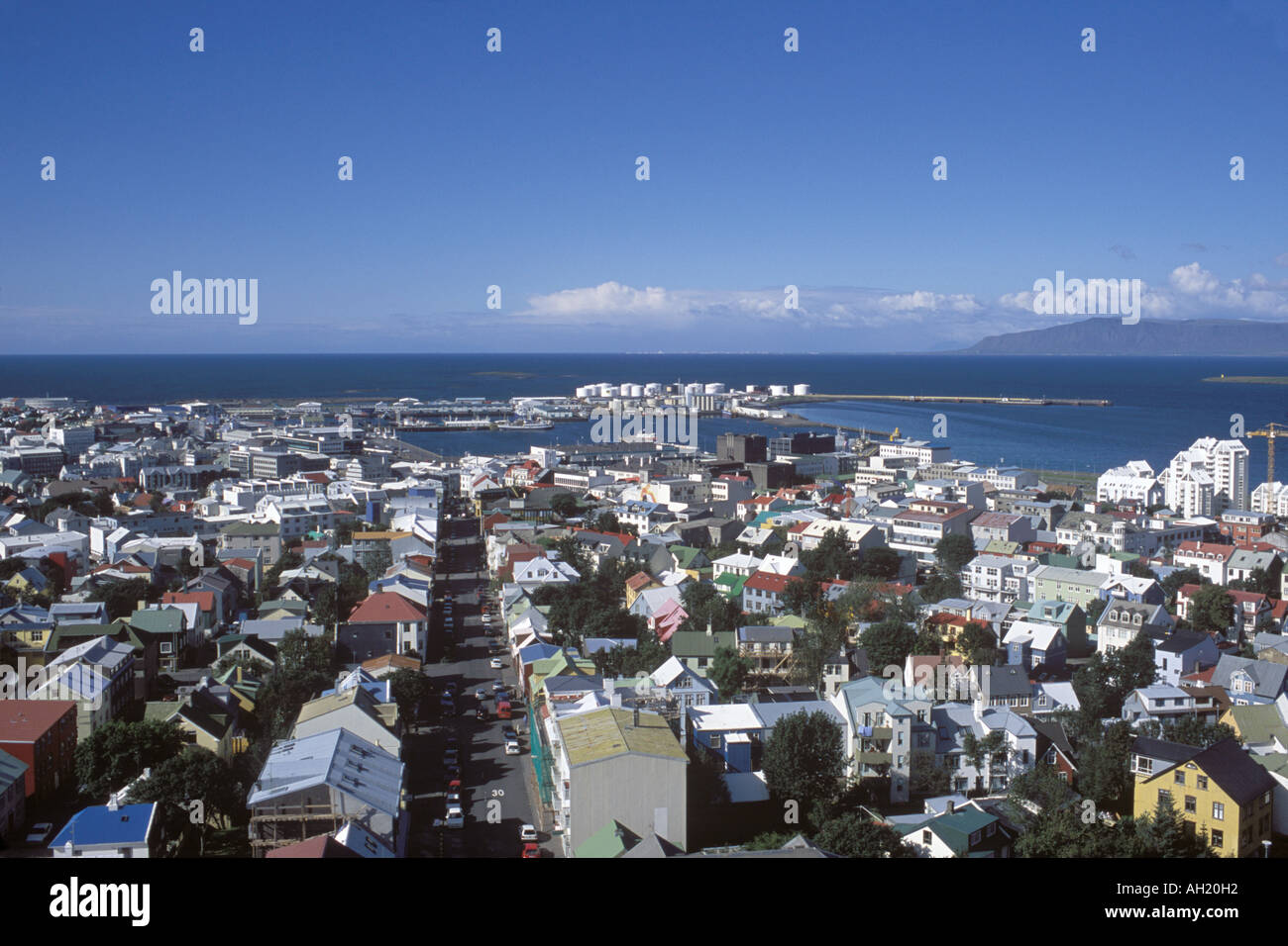 Reykjavik Island Stockfoto
