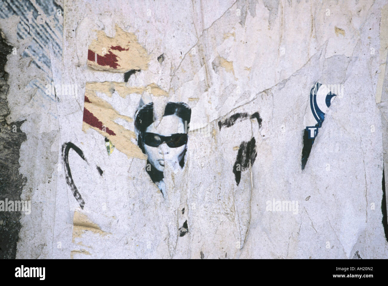 abstraktes Bild an der Wand Stockfoto