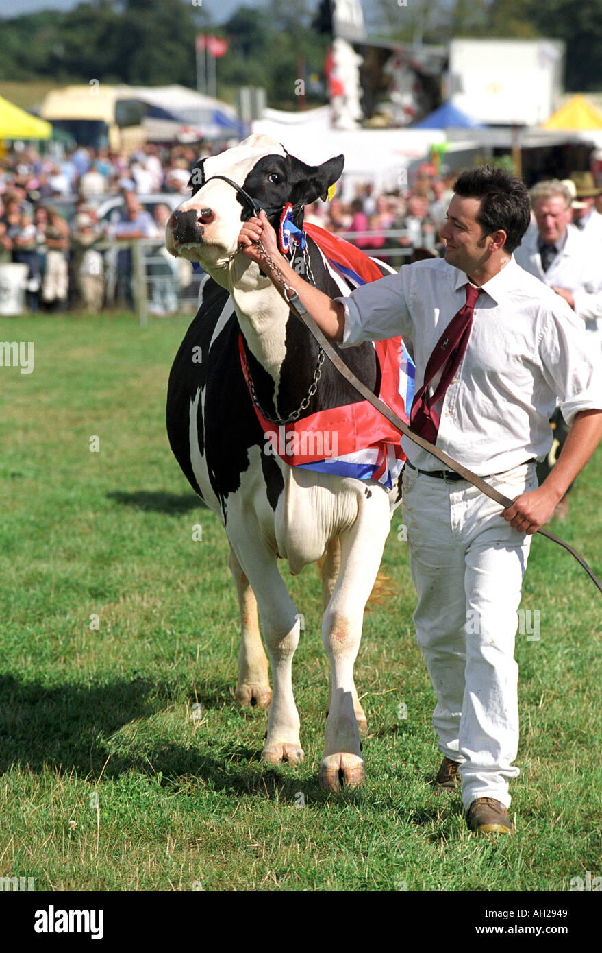 Teilnehmer bei der Dorchester landwirtschaftliche zeigen in Dorset England UK Stockfoto