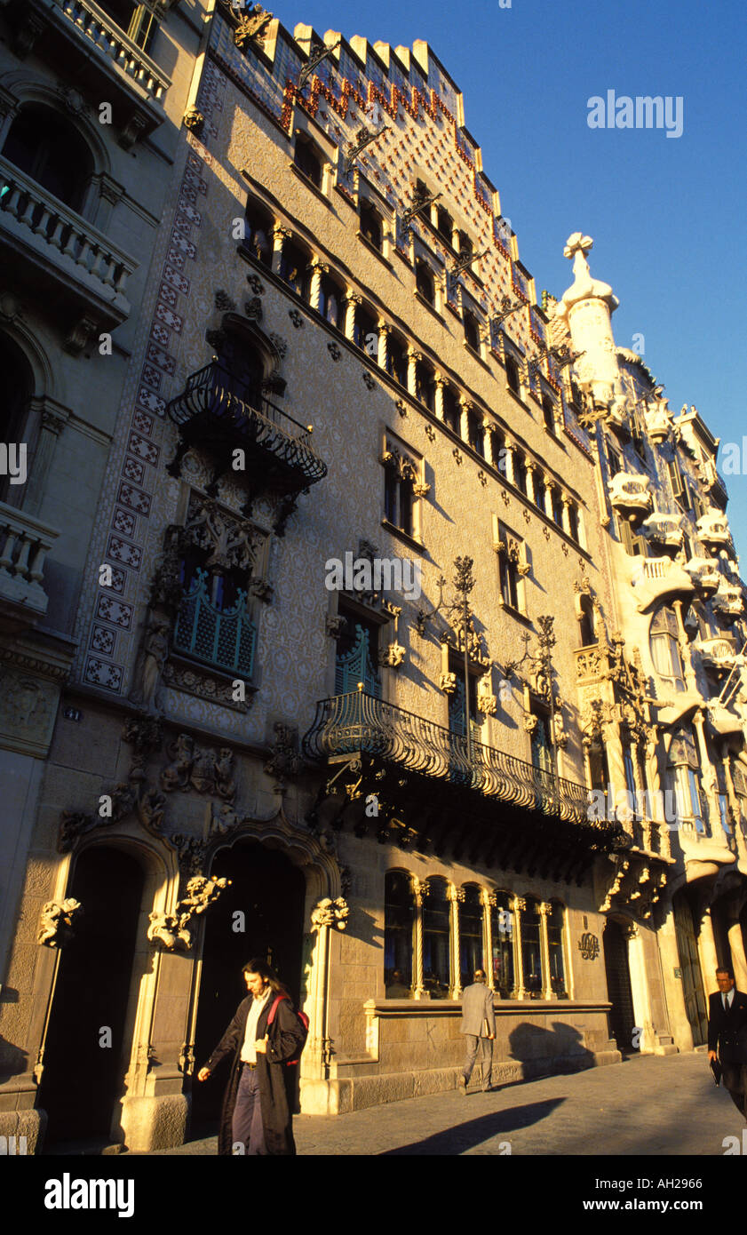 Barcelona. Casa Ametller Stockfoto