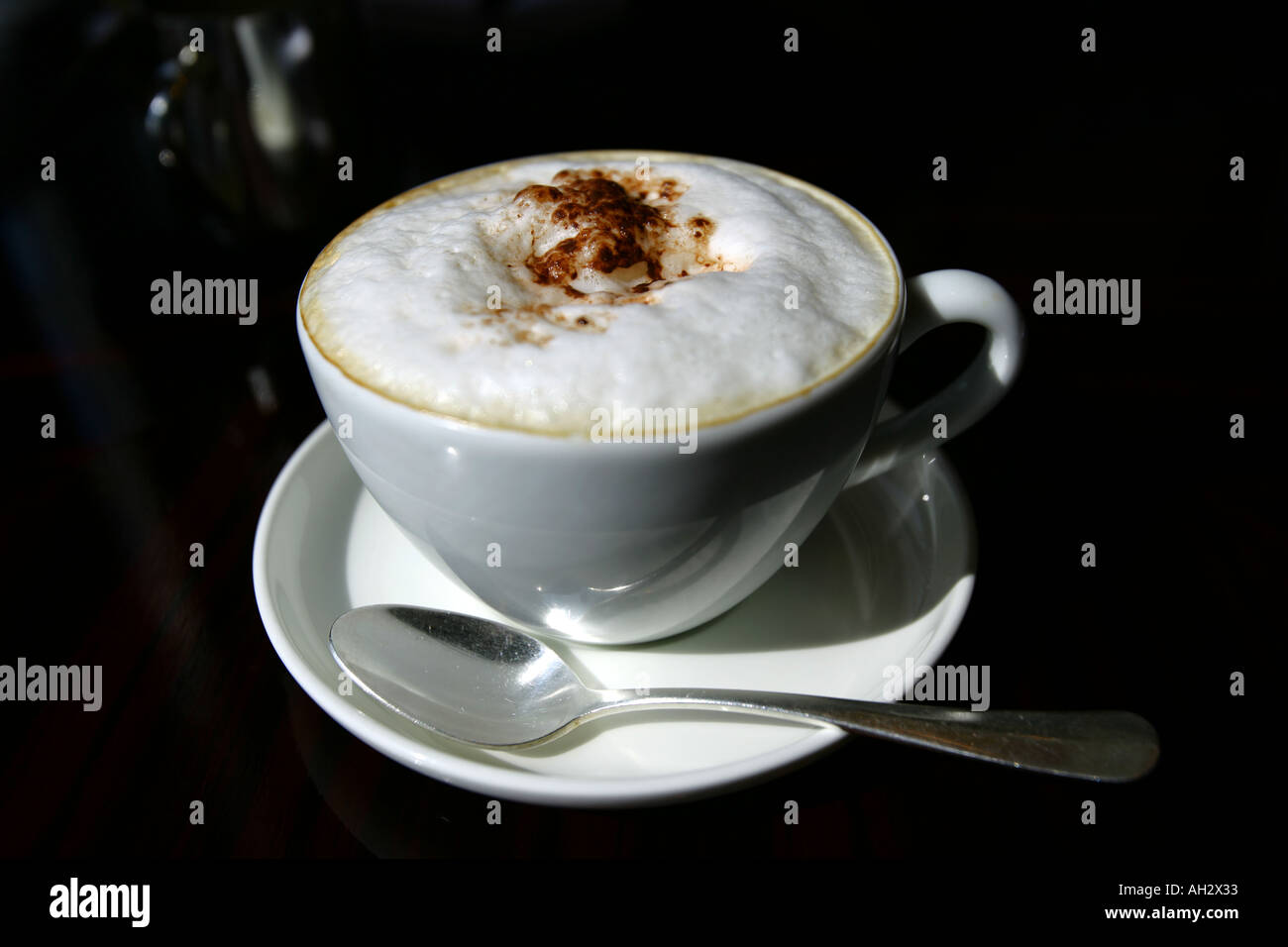 Cappucino Kaffee Stockfoto