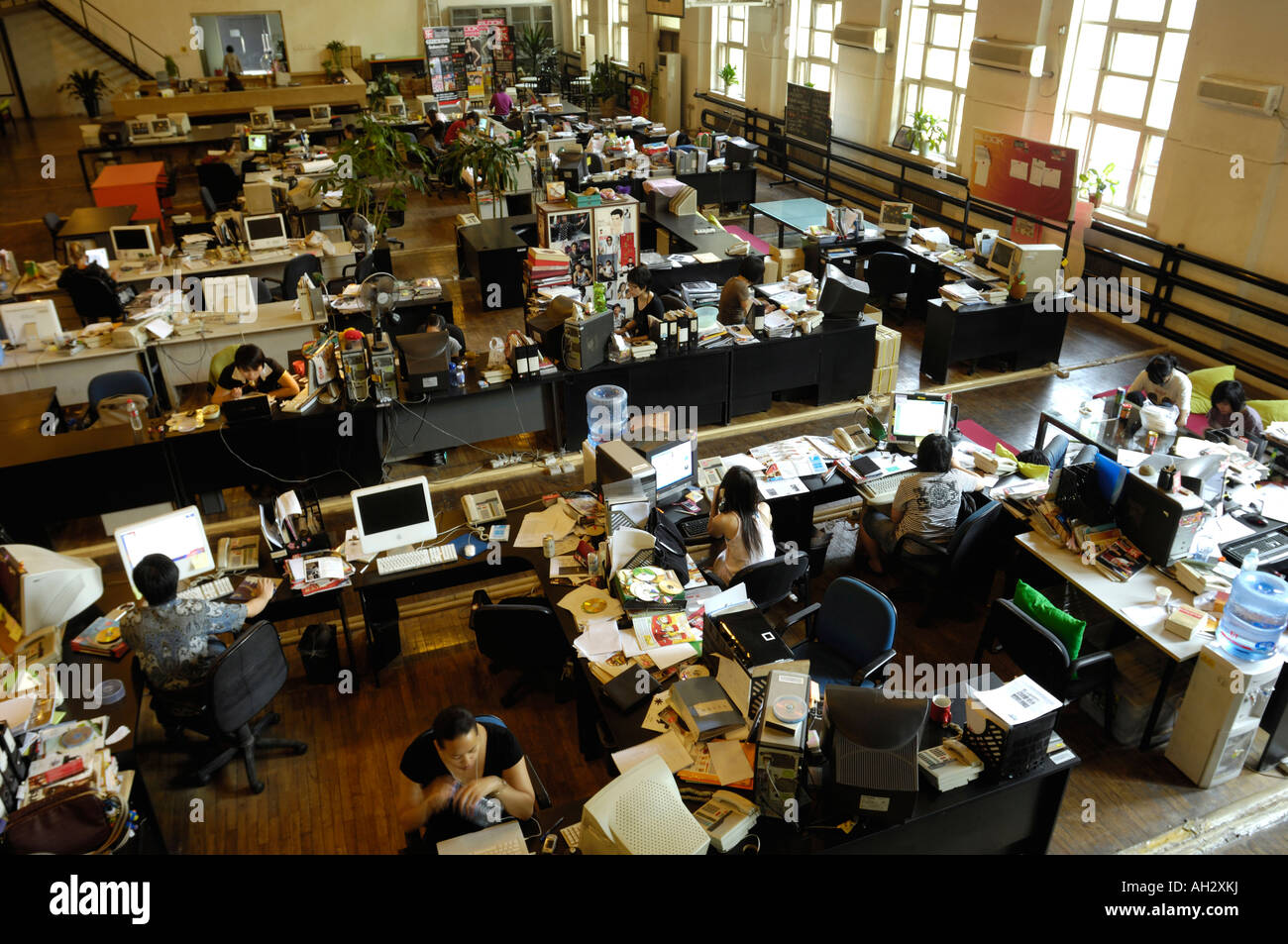 China Interactive Media Group in Beijing China 24 Sep 2007 Stockfoto