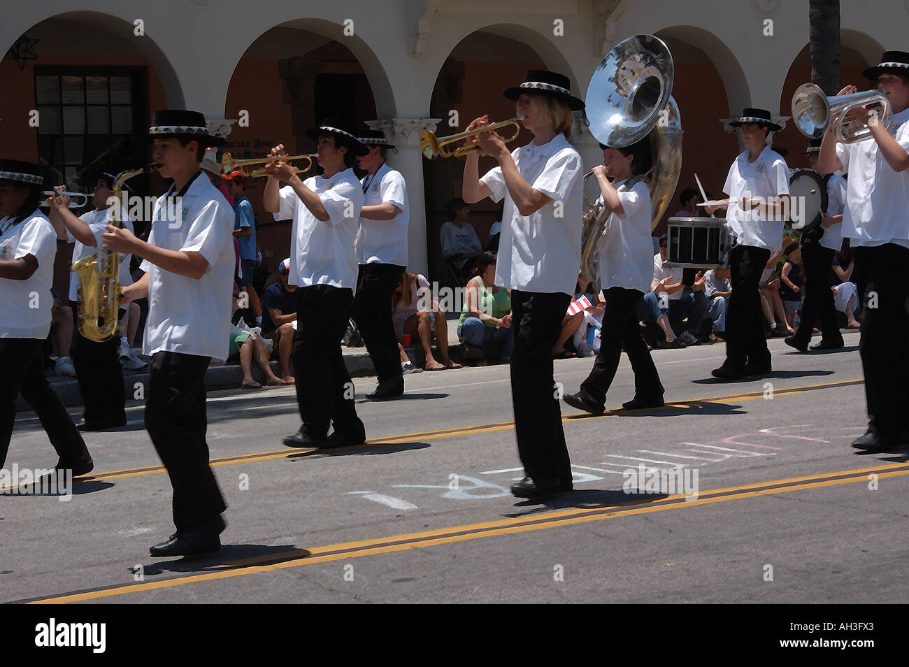 4. Juli Parade Stockfoto