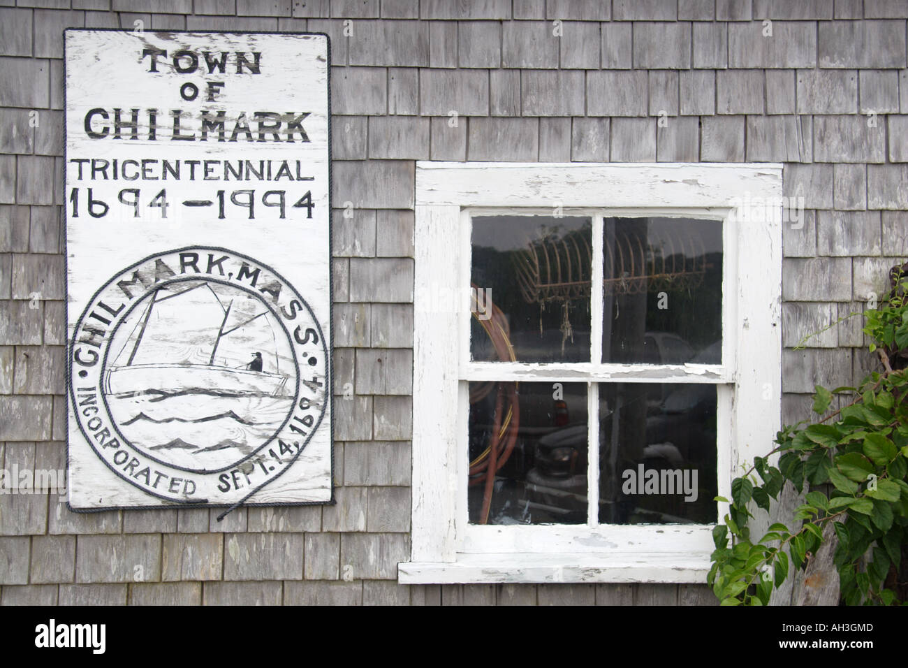 Angeln-Hütte in Menemsha auf Martha's Vineyard Stockfoto