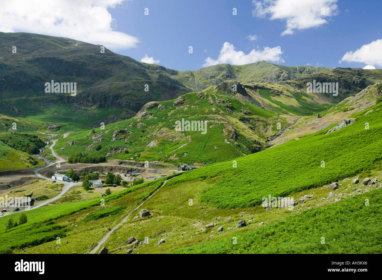 eine Jugendherberge am Coniston Kupfer Minen Valley, Coniston, Lake District, UK Stockfoto