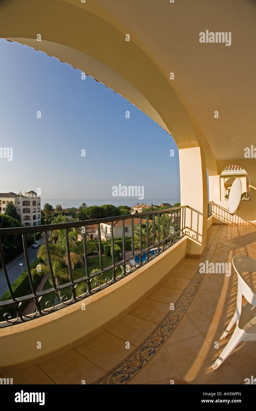 Luxus-Wohnung Elviria in der Nähe von Malaga. Stockfoto